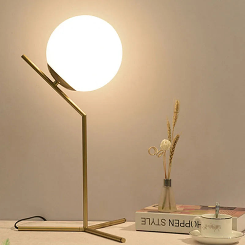 LED Table Lamp for Home Office - Elegant Design, Adjustable Brightness