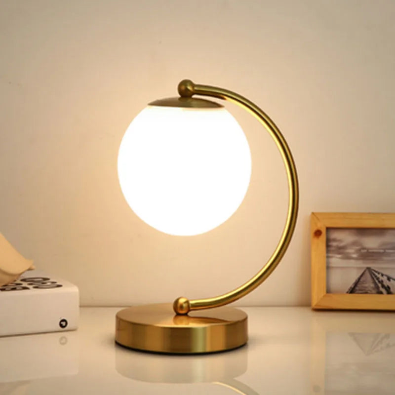 LED Table Lamp for Home Office - Elegant Design, Adjustable Brightness