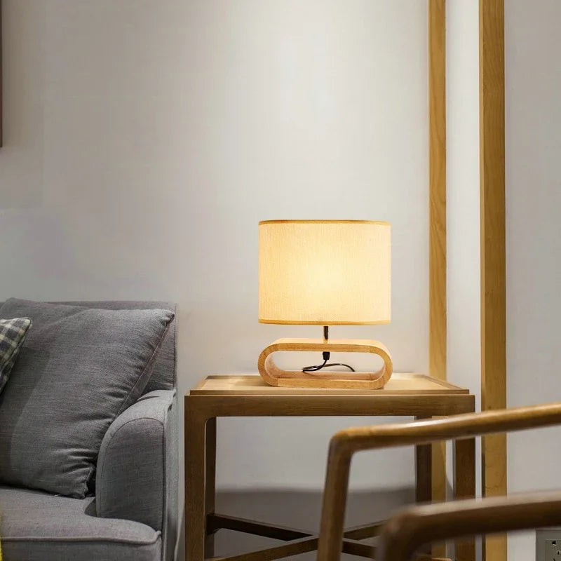 Wooden LED Desk Lamp for Home Office - Modern, Eco-Friendly Lighting