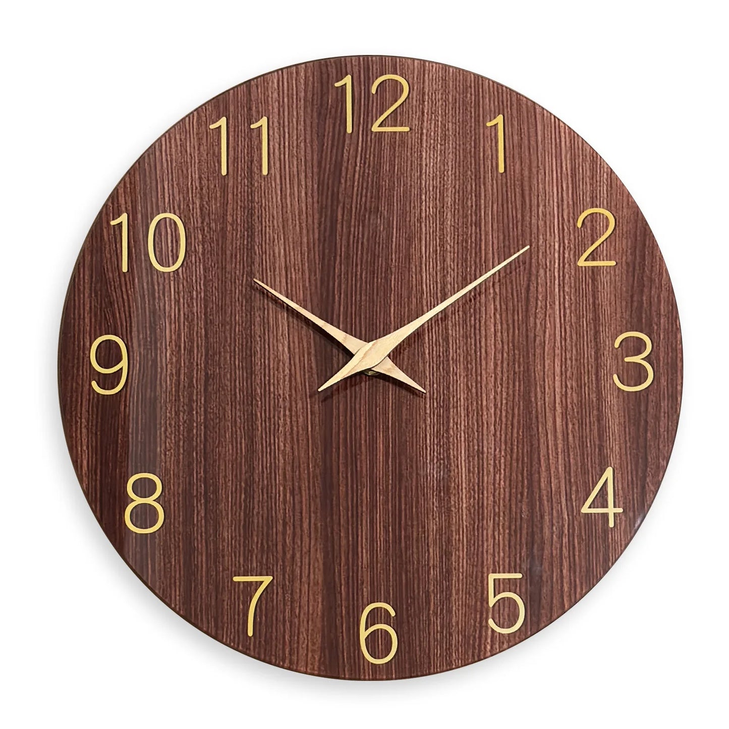 Rustic Wall Clock for Home Decoration - Stylish Wooden Timepiece for Living Room