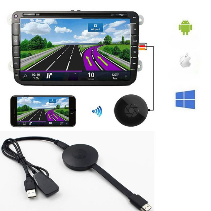 Wireless Video Streamer – Chromecast Device for TV Streaming and Mirroring