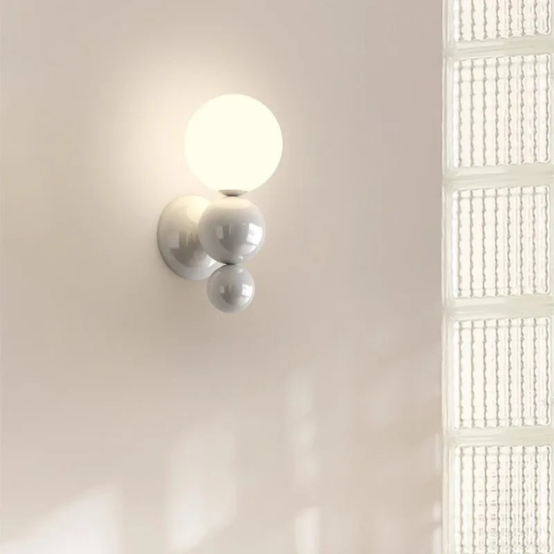 Adjustable Wall Lamp with Elegant Pearl Finish for Home and Office Decor