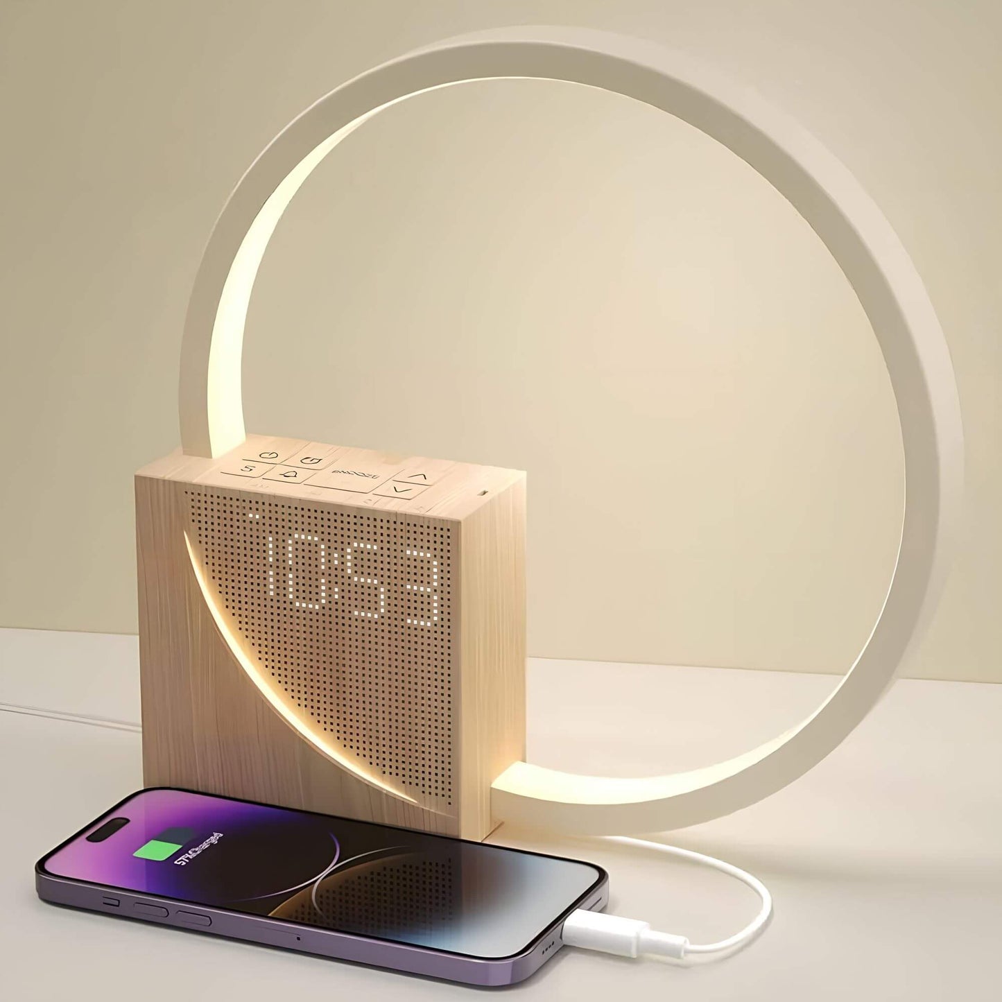 Sunrise Alarm Clock with Natural Light Simulation for Home and Office Use
