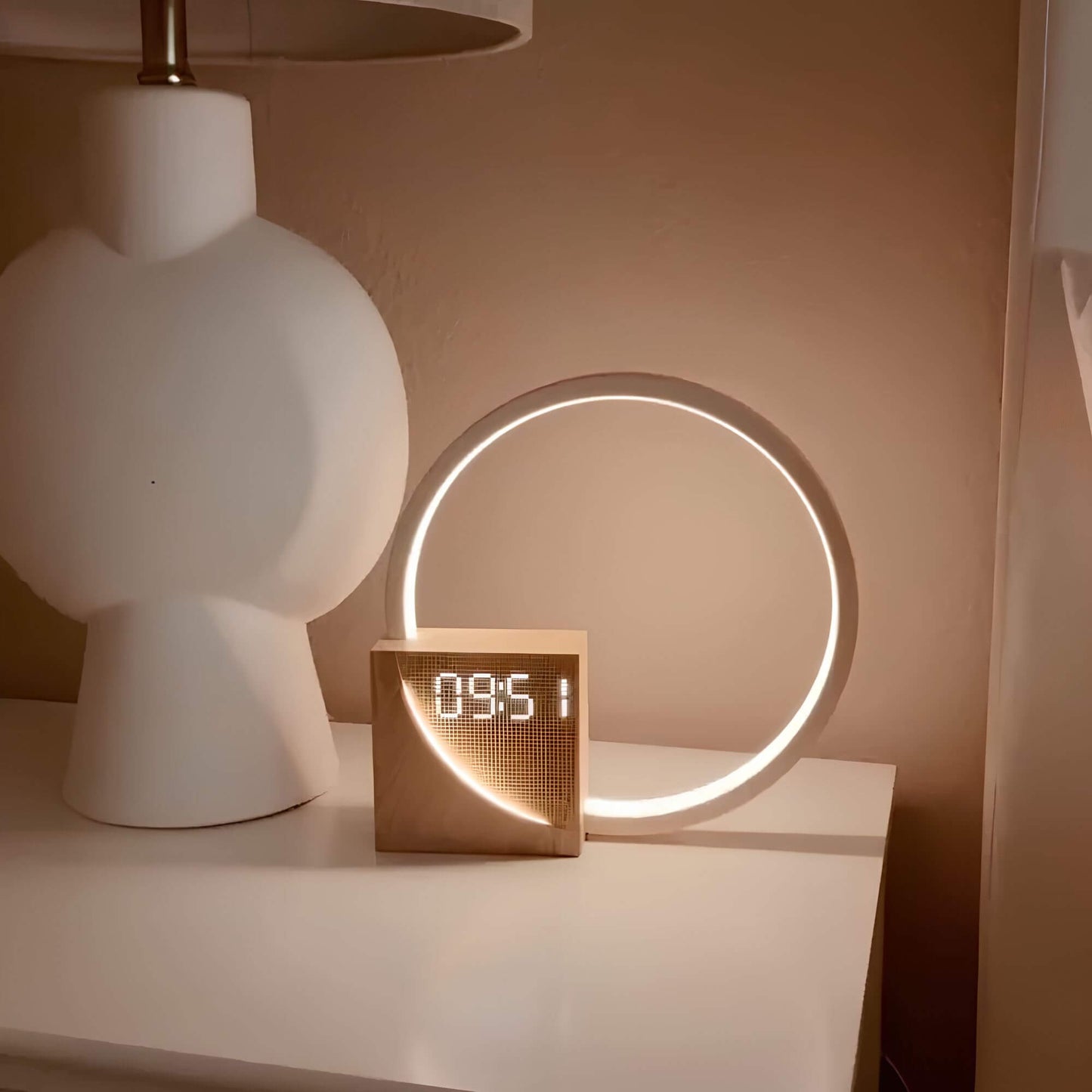 Sunrise Alarm Clock with Natural Light Simulation for Home and Office Use