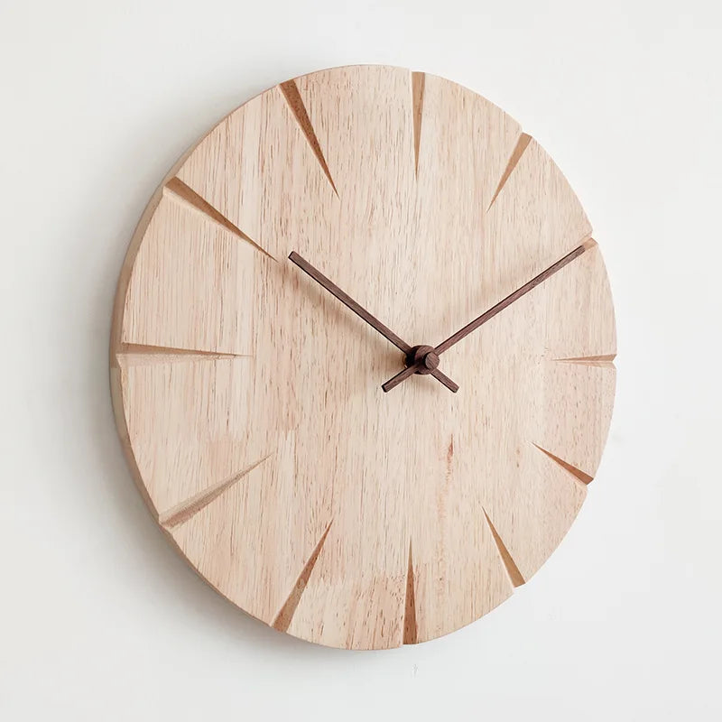 Scandinavian Wall Clock for Home and Office - Aesthetic Design, Modern Style