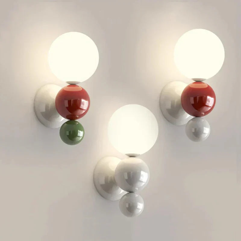 Adjustable Wall Lamp with Elegant Pearl Finish for Home and Office Decor