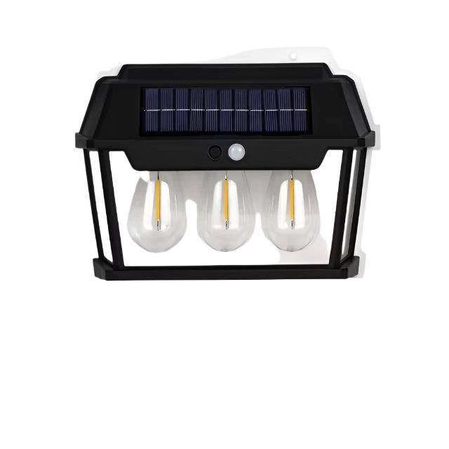 Retro Solar Outdoor Motion Sensor Light for Garden and Patio Use