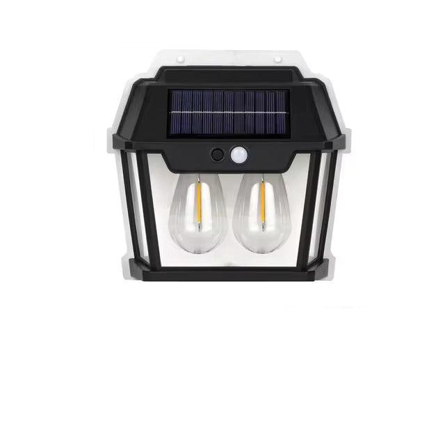 Retro Solar Outdoor Motion Sensor Light for Garden and Patio Use