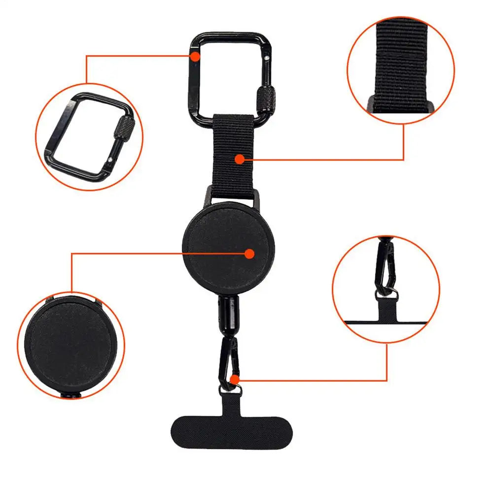 Retractable Phone Security Holder Anti-Theft Belt Clip