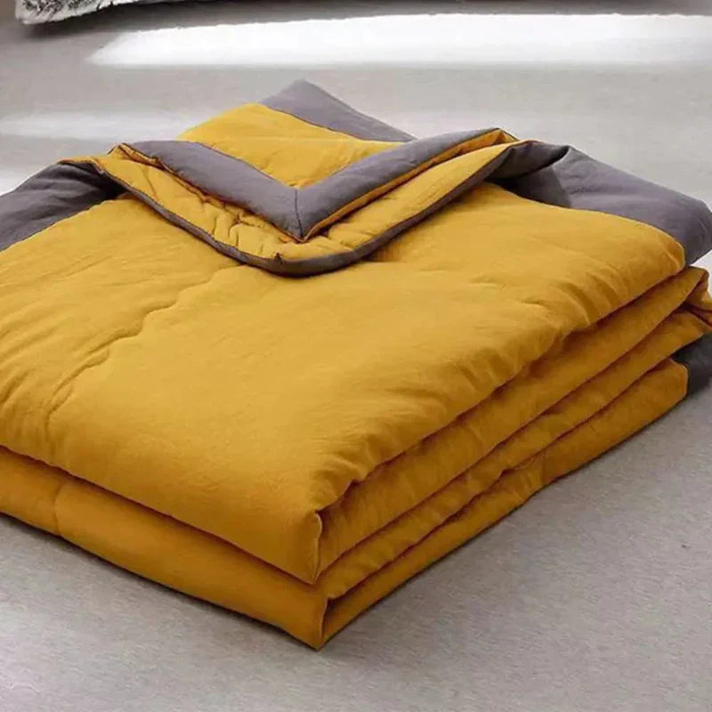 Reversible Summer Blanket for Cozy Nights at Home or Office