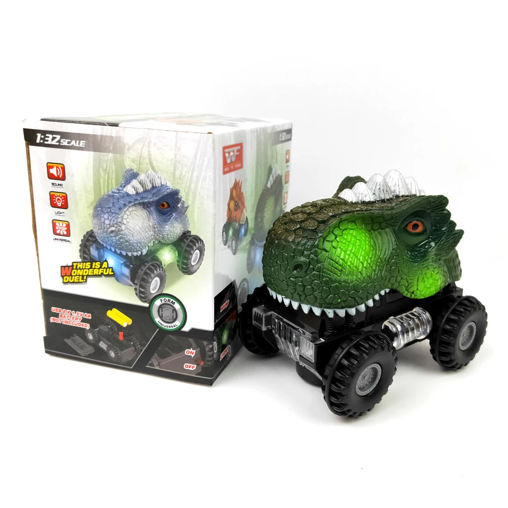 Dinosaur Toy Car Tyrannosaurus Rex Electric Interactive Game Model