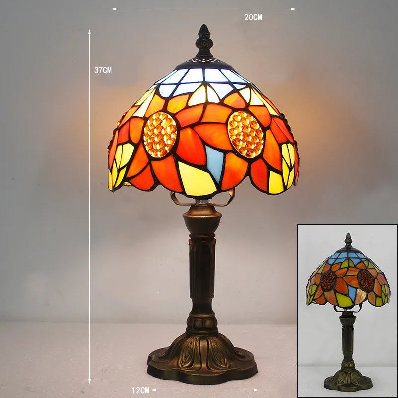 Tiffany Style Table Lamp for Home Decor – Elegant Stained Glass Lighting