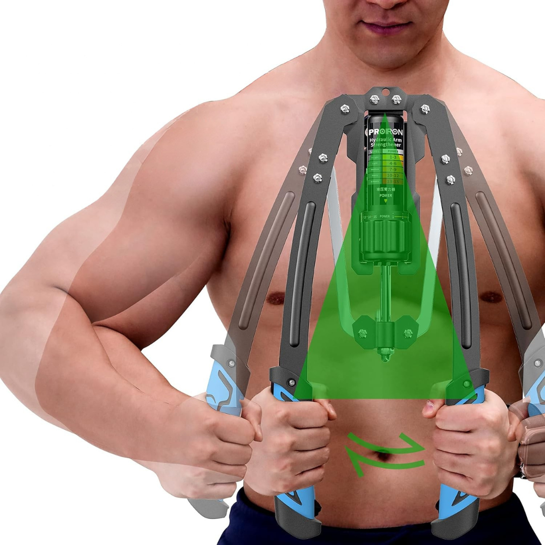 Chest Expander Arm Exerciser – Adjustable Steel Resistance Training Equipment