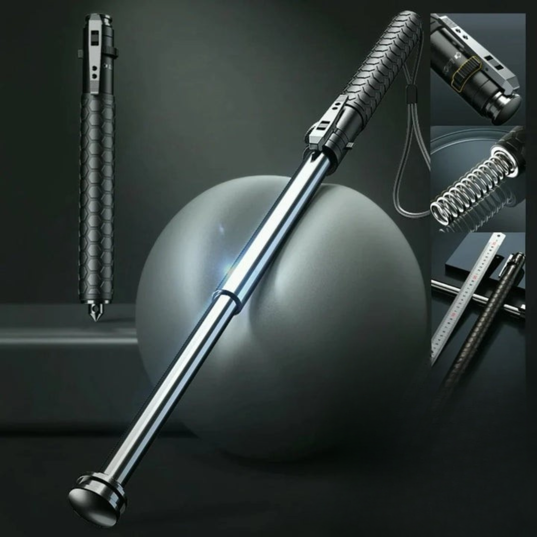 PrimFlora Pro Personal Safety Walking Stick - Retractable