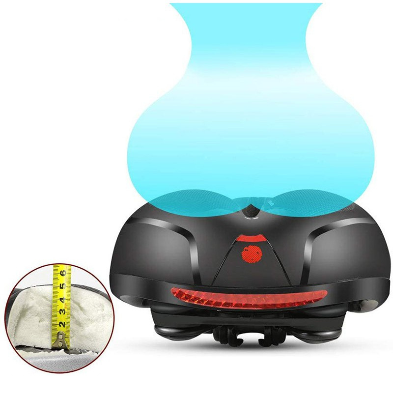 Bicycle Seat Extra Soft Comfortable With Reflector