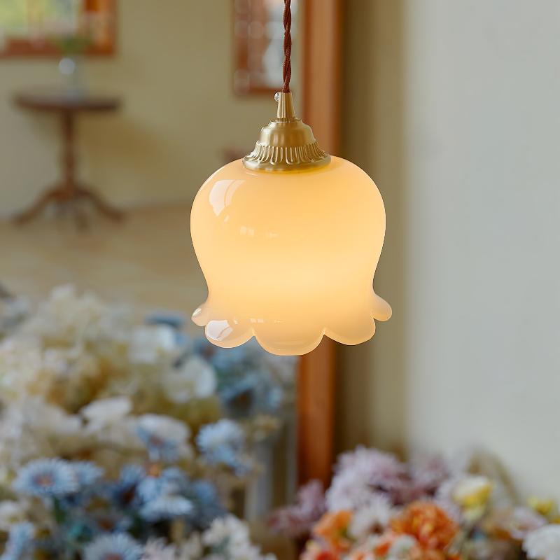 Elegant Floral Pendant Light for Home and Office Decor - Stylish Lighting