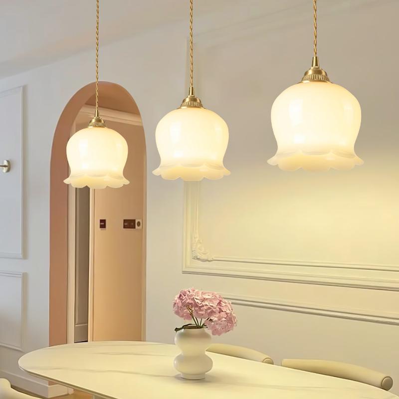 Elegant Floral Pendant Light for Home and Office Decor - Stylish Lighting