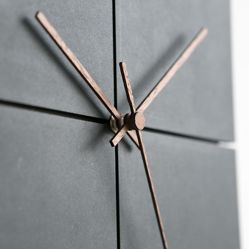 Concrete Wall Clock for Modern Home Decor and Office Style