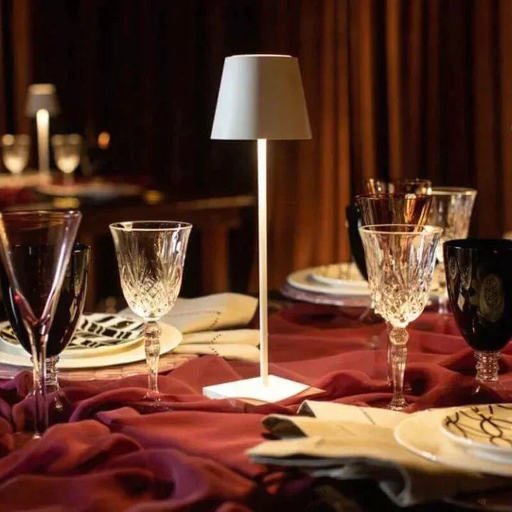 Wireless LED Table Lamp for Home Office - Elegant Design & Ambiance