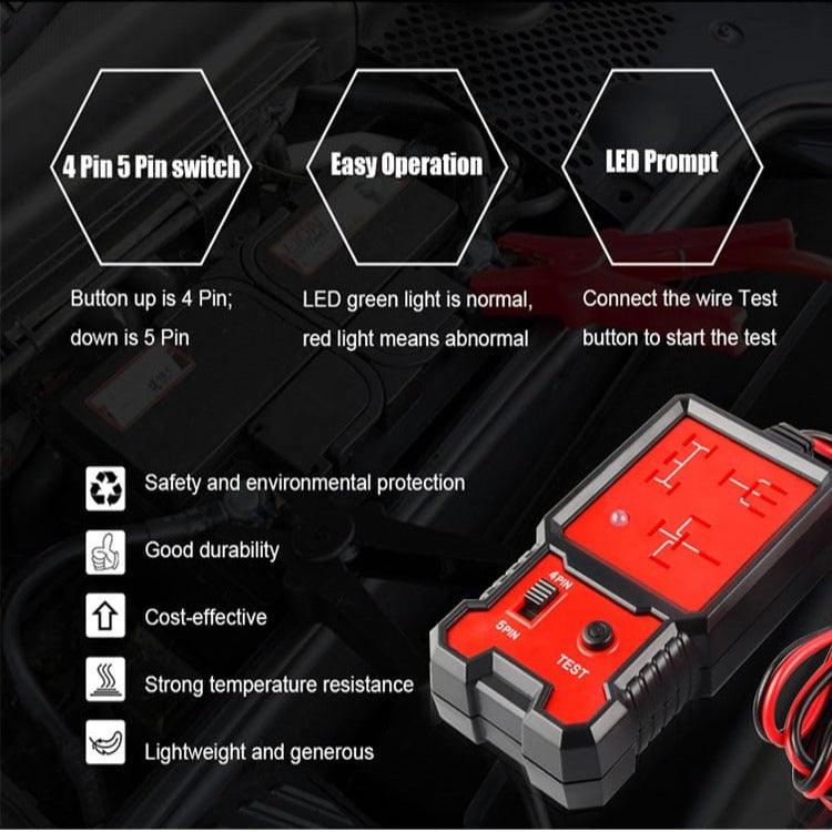 Relay Tester Tool – Circuit Tester for Electrical Diagnostics