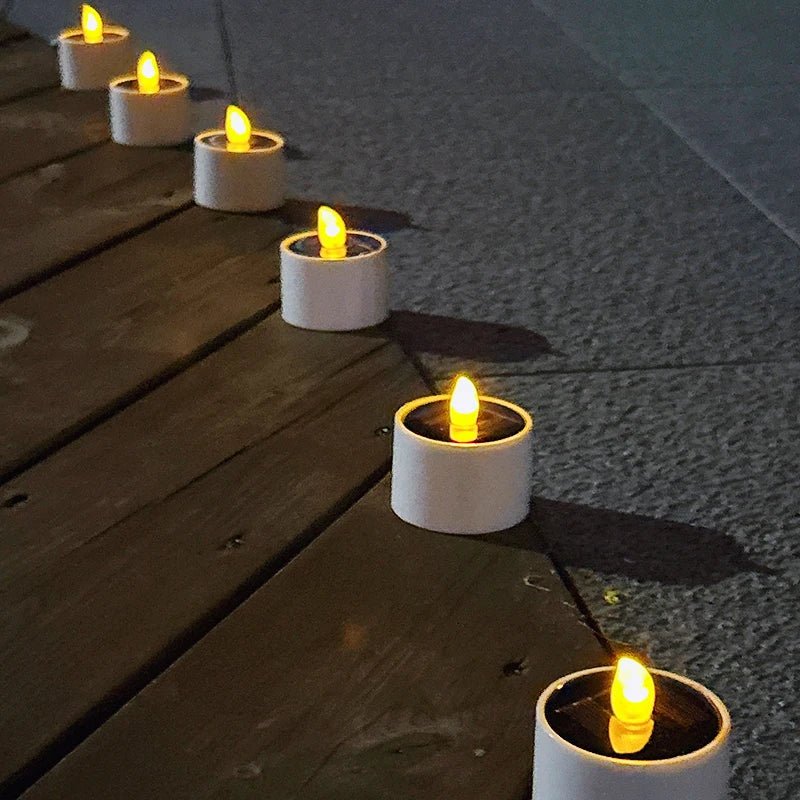 Solar Candles for Outdoor Decor - Eco-Friendly, Waterproof, and Stylish Lighting