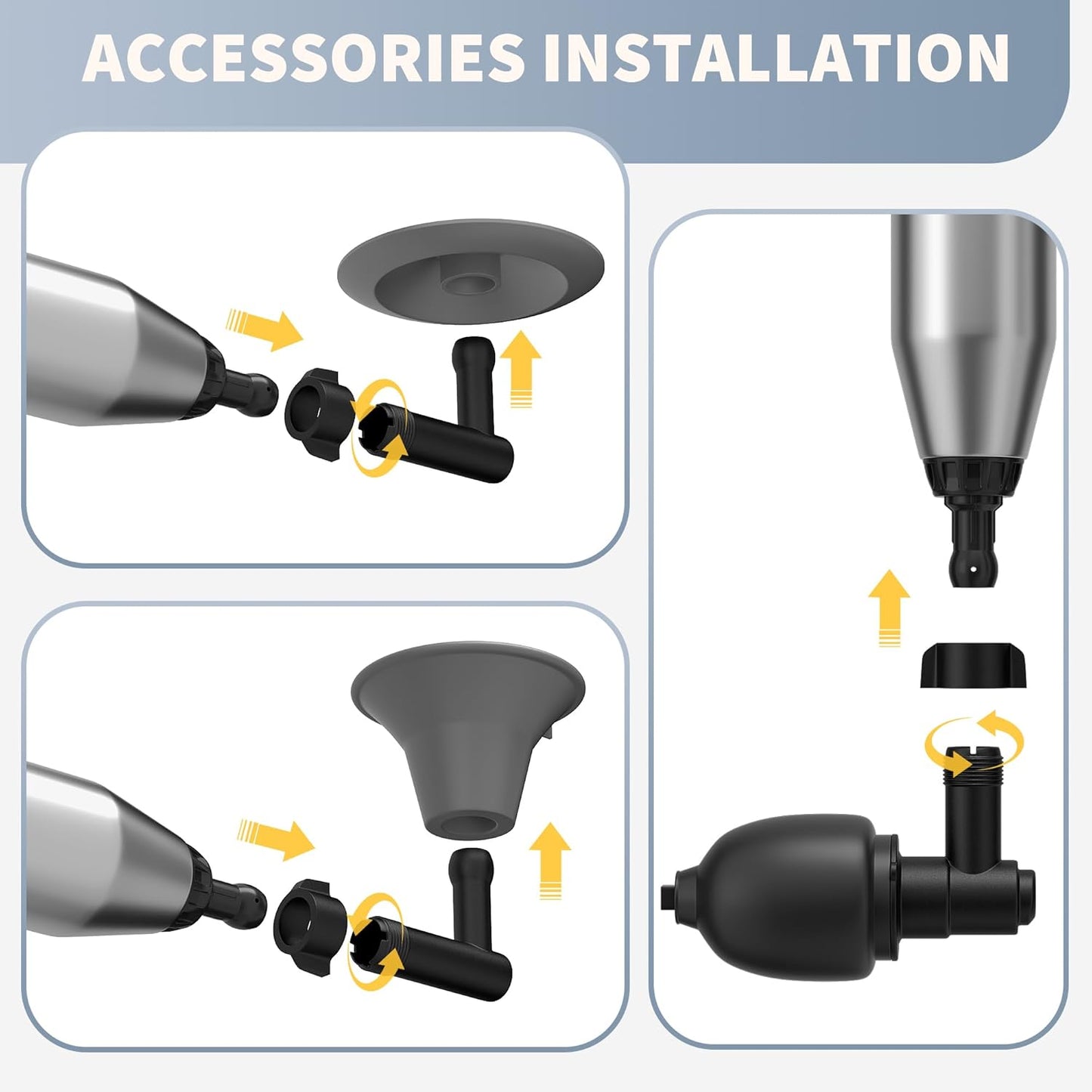 Best Toilet Plunger – High Pressure Stainless Steel Unclogger for Bathroom & Kitchen