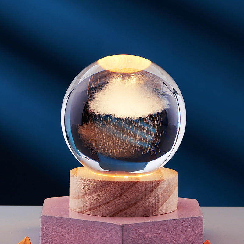 3D Crystal Night Light Lamp for Home Decor - Magical 3D Effect