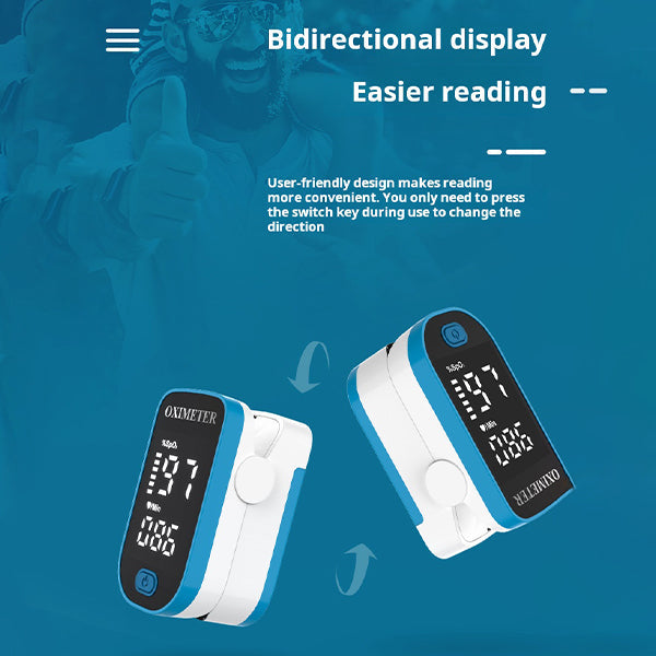 Pulse Oximeter Fingertip Monitor – Digital Blood Oxygen Saturation With TFT Display