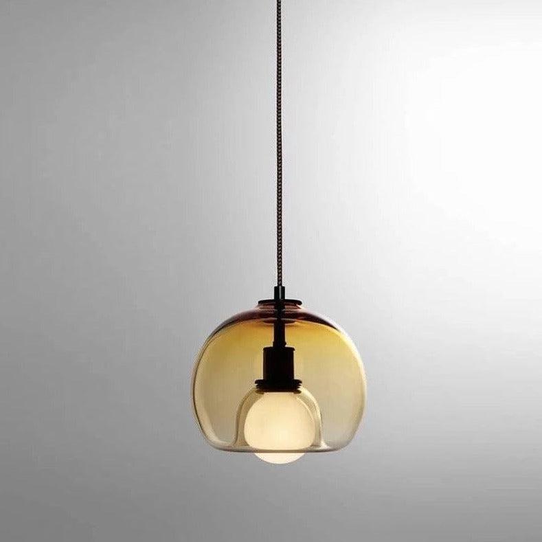 Hand-Blown Glass Pendant Light | Elegant Lighting for Home & Office