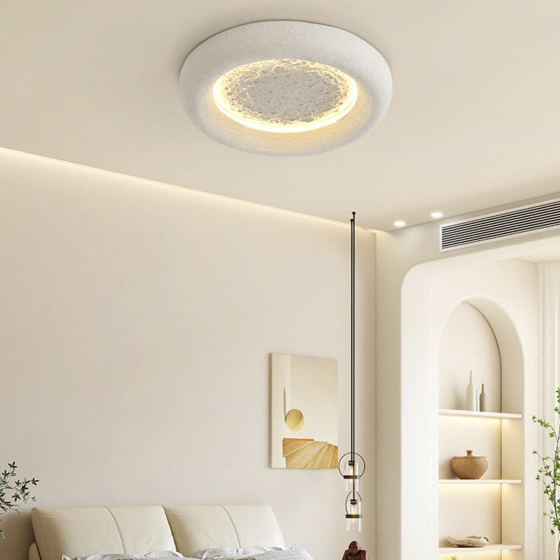 Elegant Round Resin Wall Lamp for Home Decor and Office Lighting