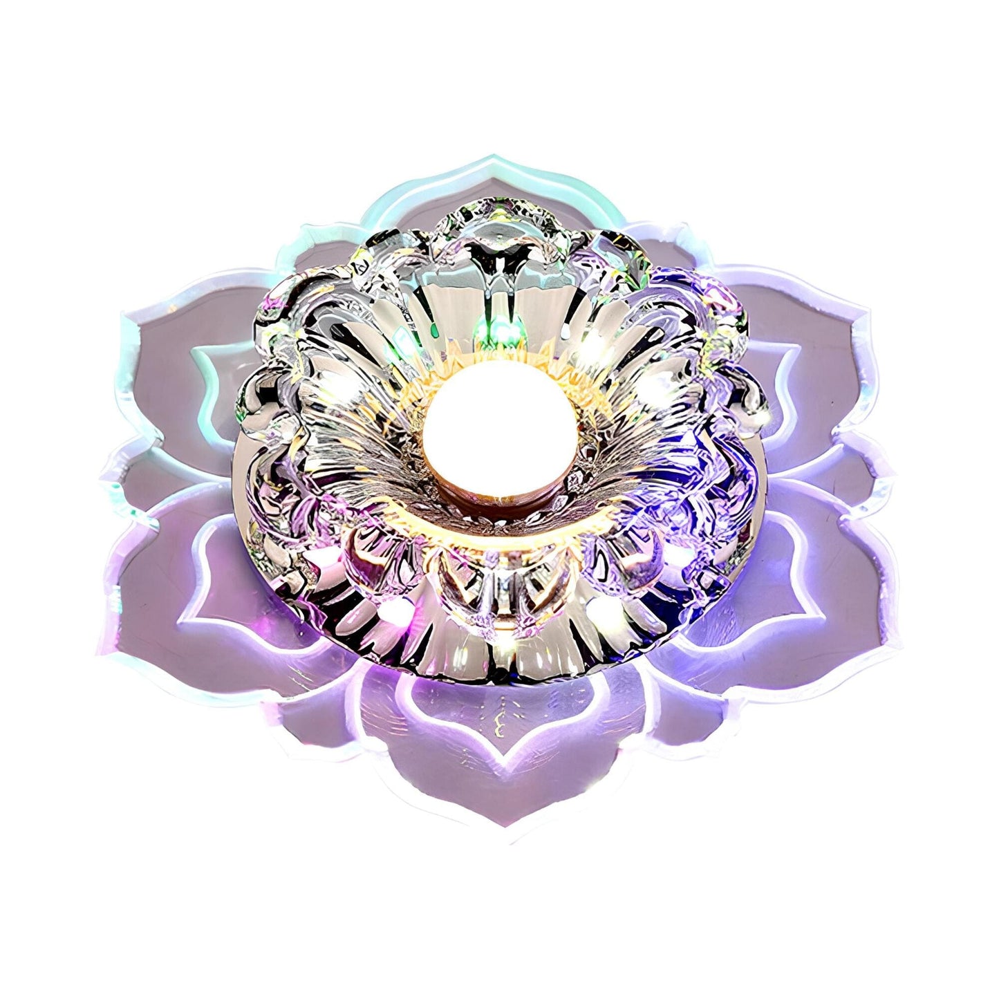 LED Ceiling Light - Elegant Crystal Design for Home and Office Decor