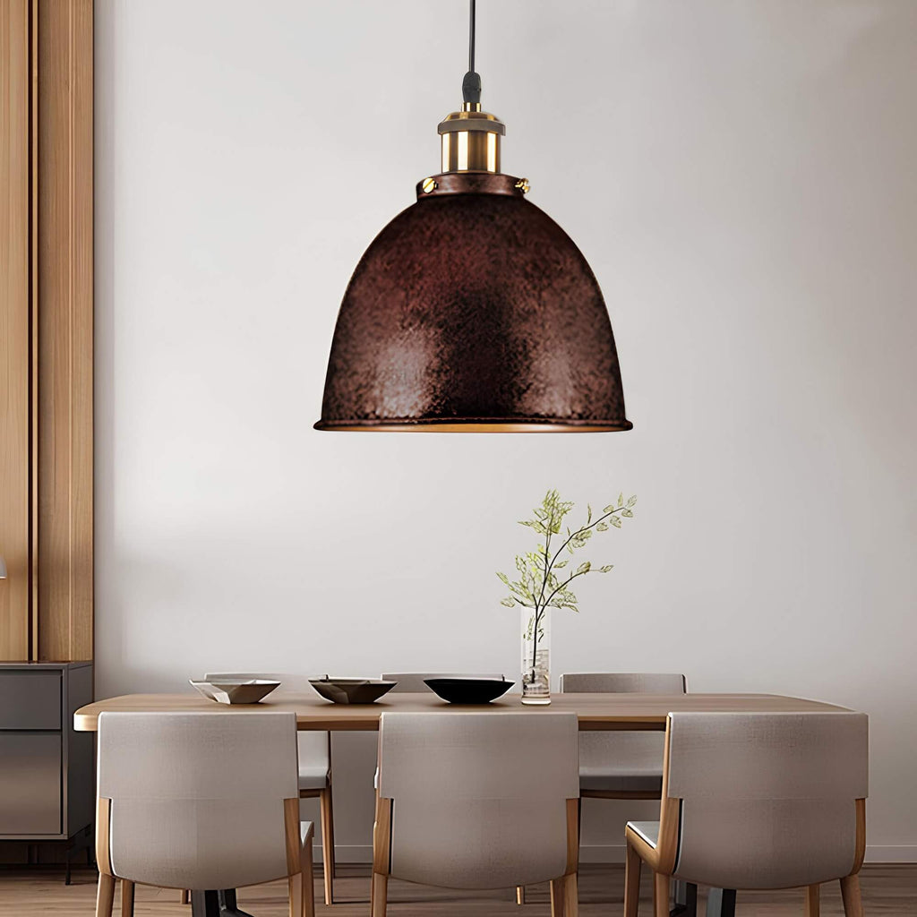 Industrial Pendant Light for Modern Living Spaces - Steel Design for Home & Office