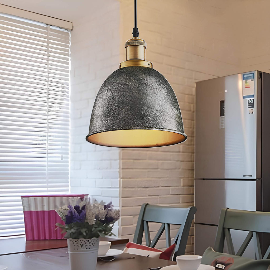 Industrial Pendant Light for Modern Living Spaces - Steel Design for Home & Office