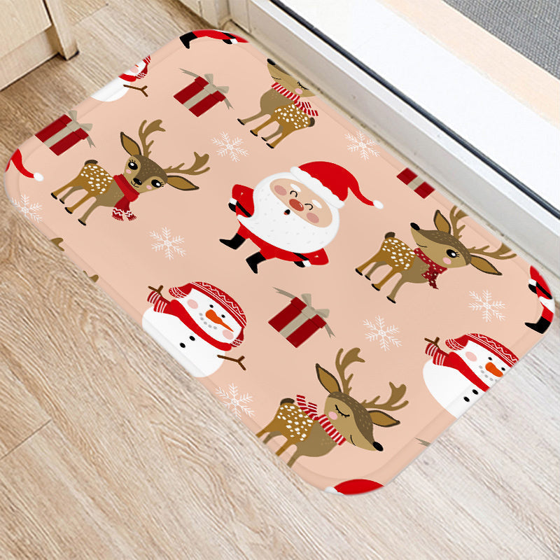 Christmas Doormat for Home Entrance - Stylish, Durable, Festive Decor