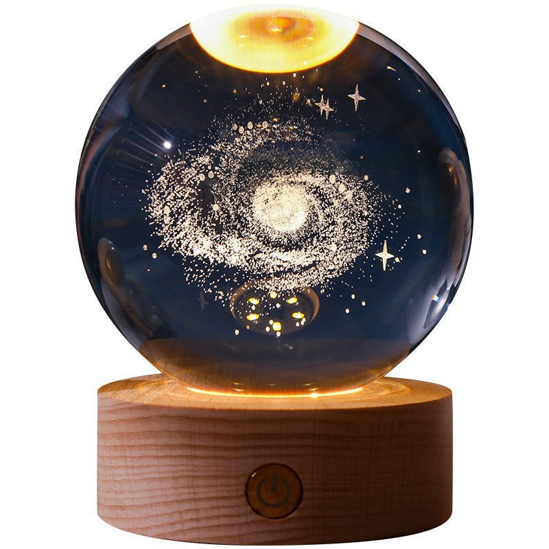 3D Crystal Night Light Lamp for Home Decor - Magical 3D Effect