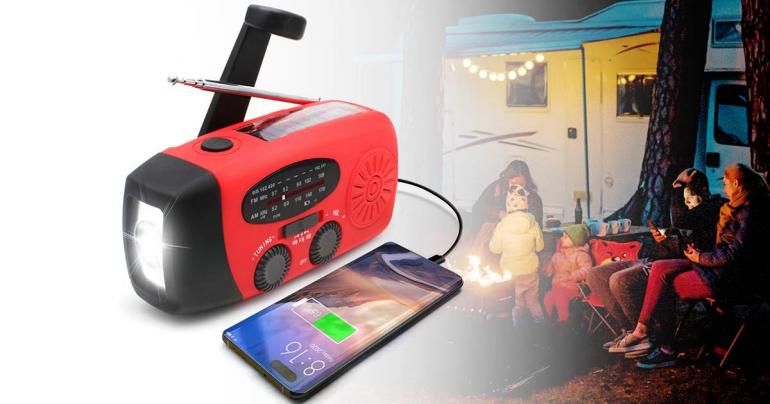 Emergency Radio Solar Power Power Bank