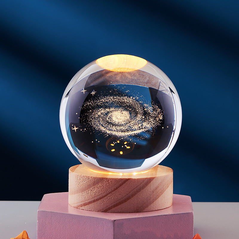 3D Crystal Night Light Lamp for Home Decor - Magical 3D Effect