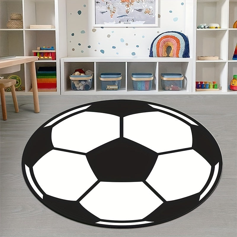 Non-Slip Football Area Rug for Home Decor and Sports Enthusiasts