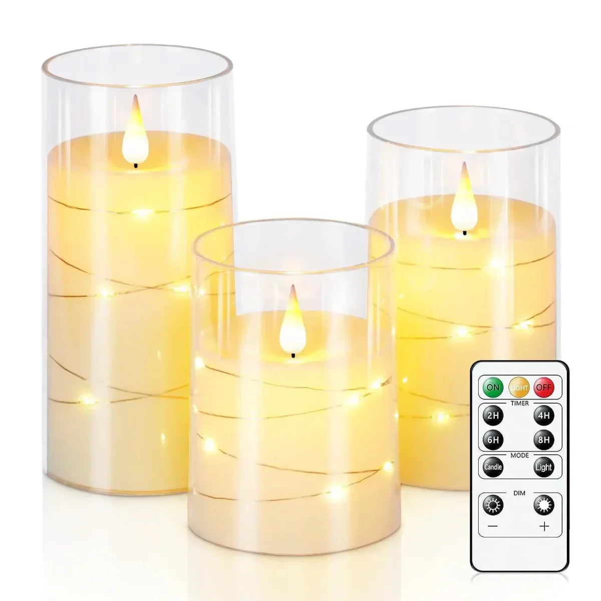 LED Tea Lights Realistic Effect Flameless for Home and Office Decor