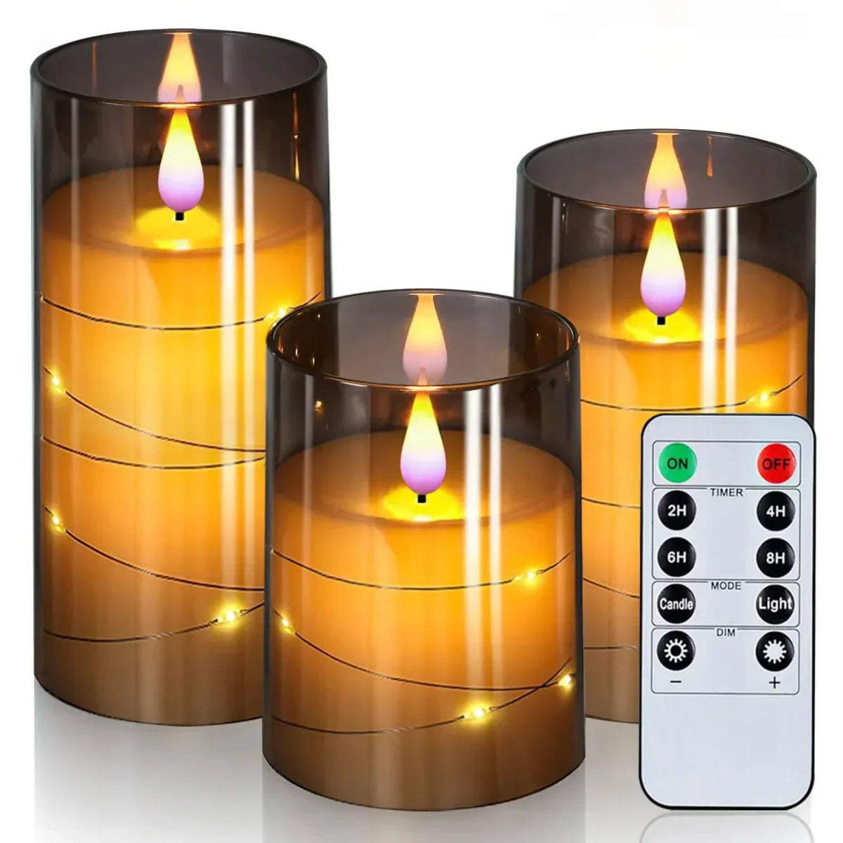 LED Tea Lights Realistic Effect Flameless for Home and Office Decor