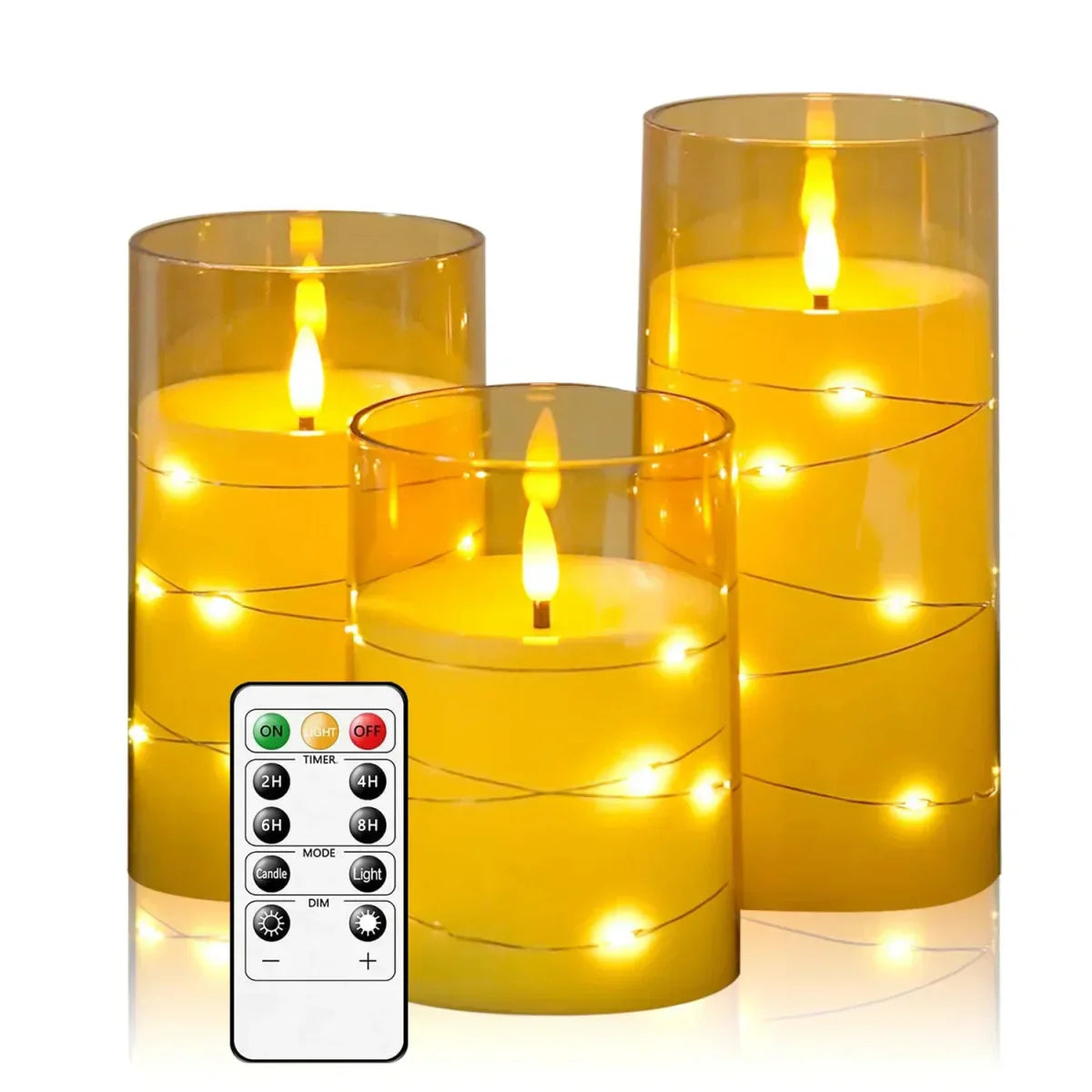 LED Tea Lights Realistic Effect Flameless for Home and Office Decor