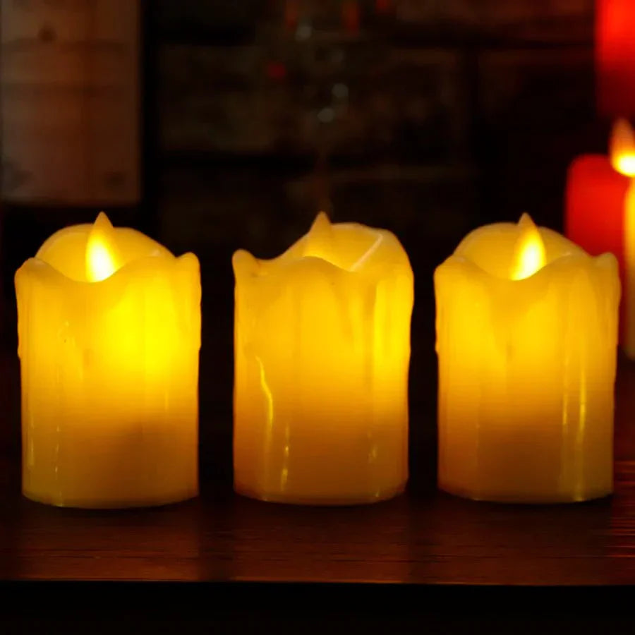 Flameless LED Candles for Birthday Parties, Home Decor, and Celebrations