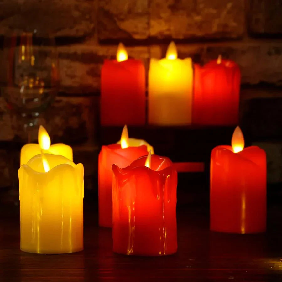 Flameless LED Candles for Birthday Parties, Home Decor, and Celebrations