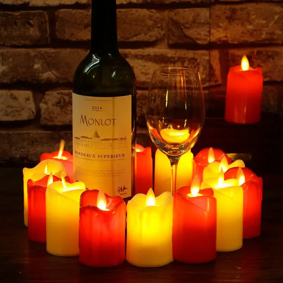 Flameless LED Candles for Birthday Parties, Home Decor, and Celebrations