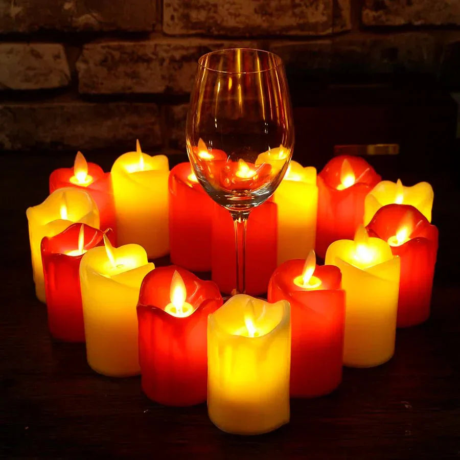 Flameless LED Candles for Birthday Parties, Home Decor, and Celebrations