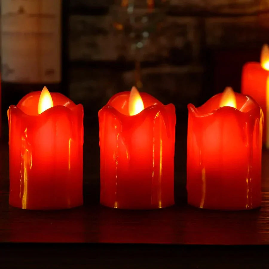 Flameless LED Candles for Birthday Parties, Home Decor, and Celebrations