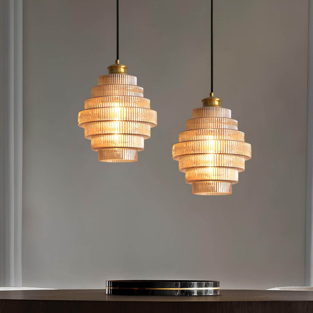 Brass Pendant Light Retro Design for Home and Office Stylish Lighting