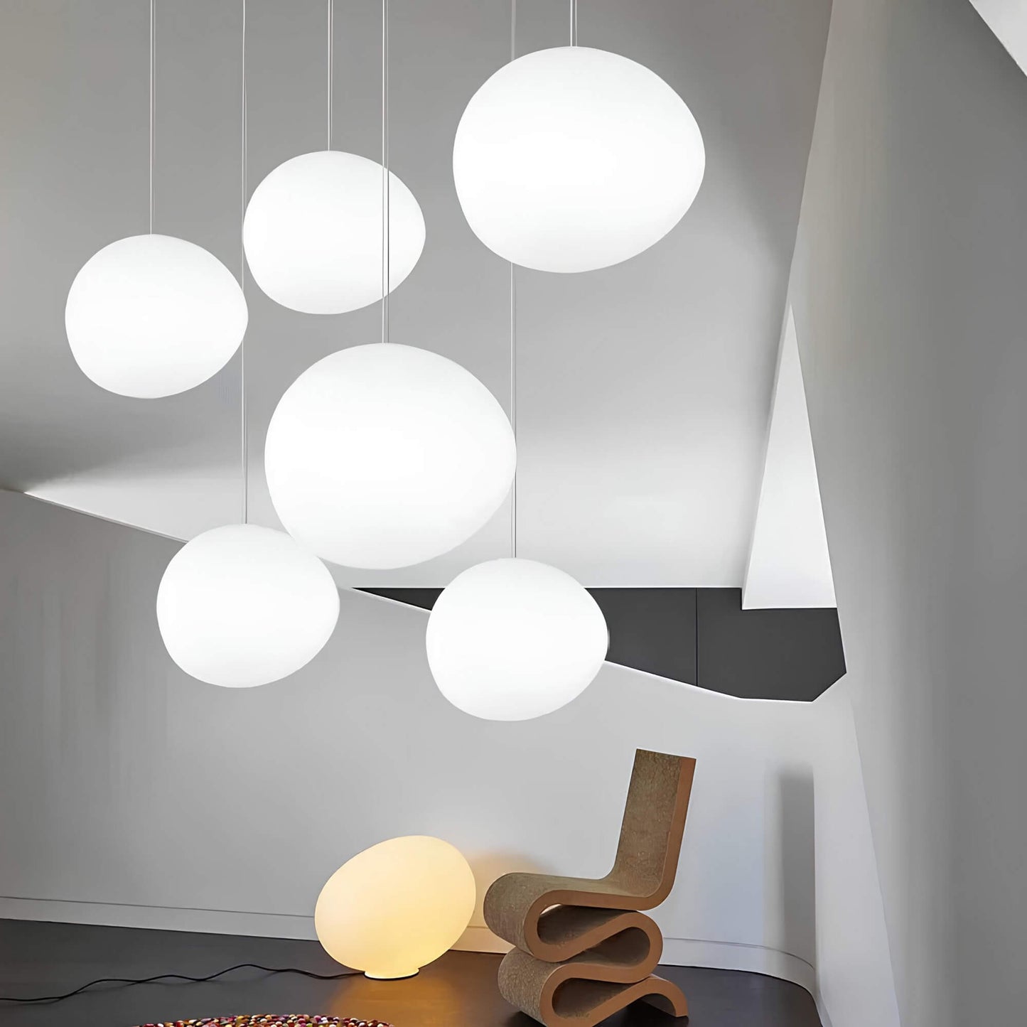 Round Pendant Light Modern Design for Home and Office Lighting