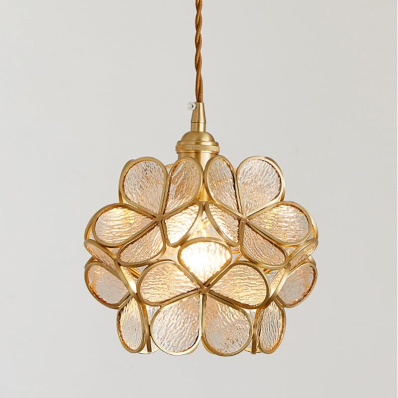 Floral Pendant Lamp for Elegant Home Decor | Stylish Lighting for Office