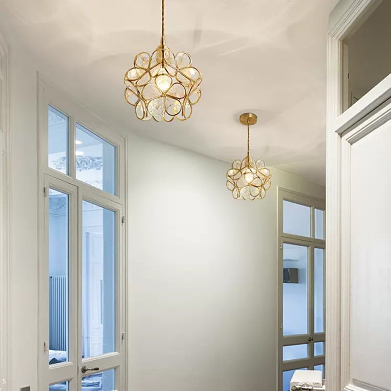 Floral Pendant Lamp for Elegant Home Decor | Stylish Lighting for Office